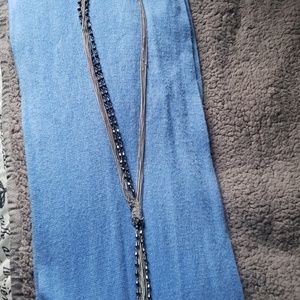 Knotted Silver Chain Necklace